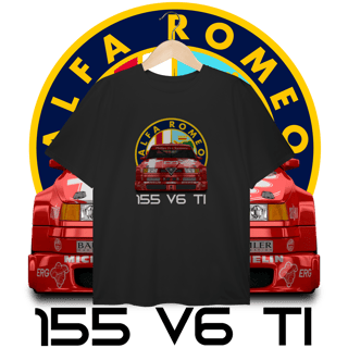 Camiseta Plus Size - Alfa Romeo 155 V6 TI DTM - STT022