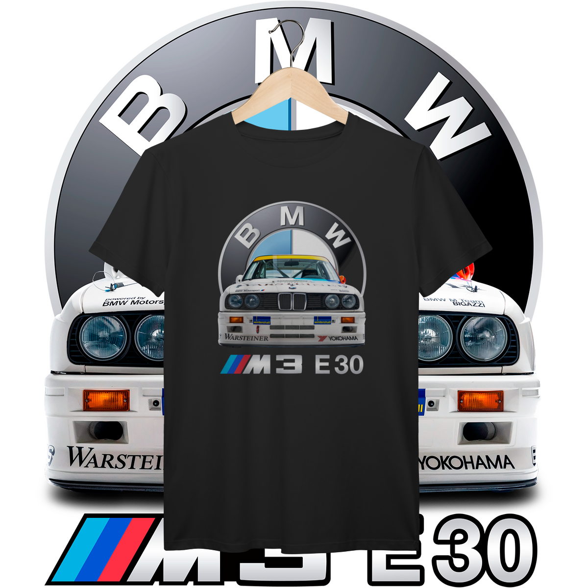Camiseta Prime - BMW M3 E30 DTM - STT025