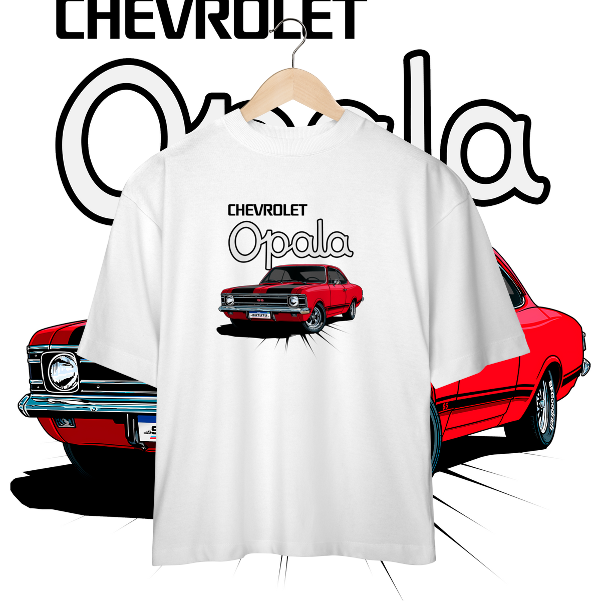 Camiseta Oversized - Opala de Revista - STT003