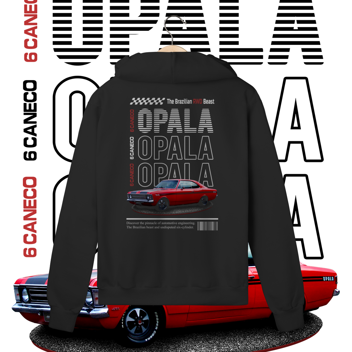 Moletom com Zíper Prime - Opala de Revista - STT003