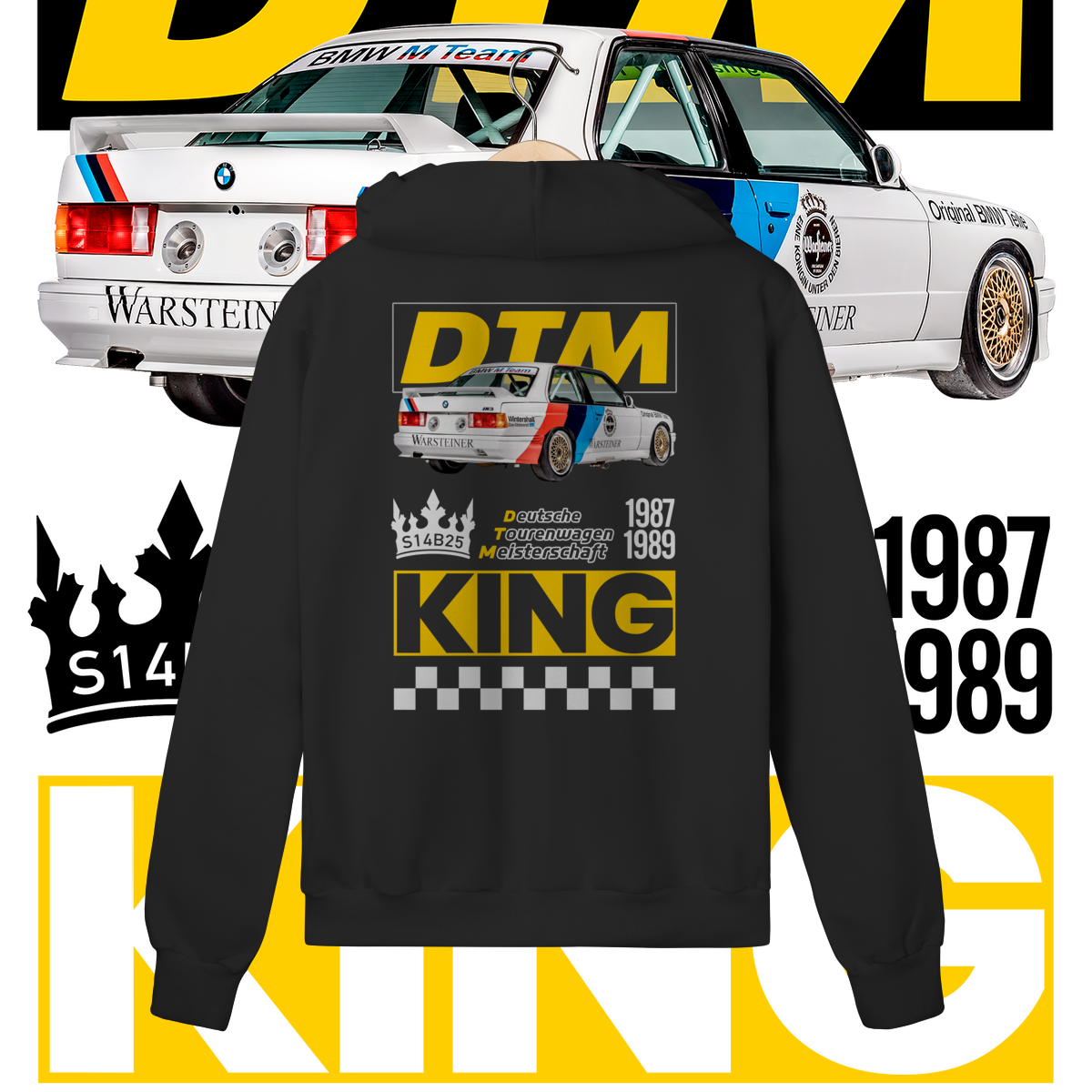 Moletom com Zíper Prime - BMW M3 E30 DTM - STT025