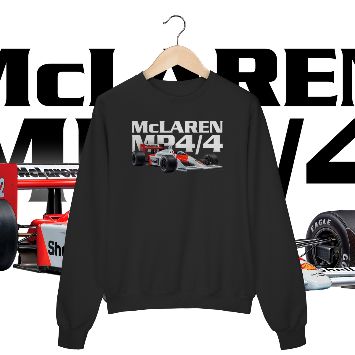 Moletom Blusão Prime - MP4/4 Ayrton Senna - STT012