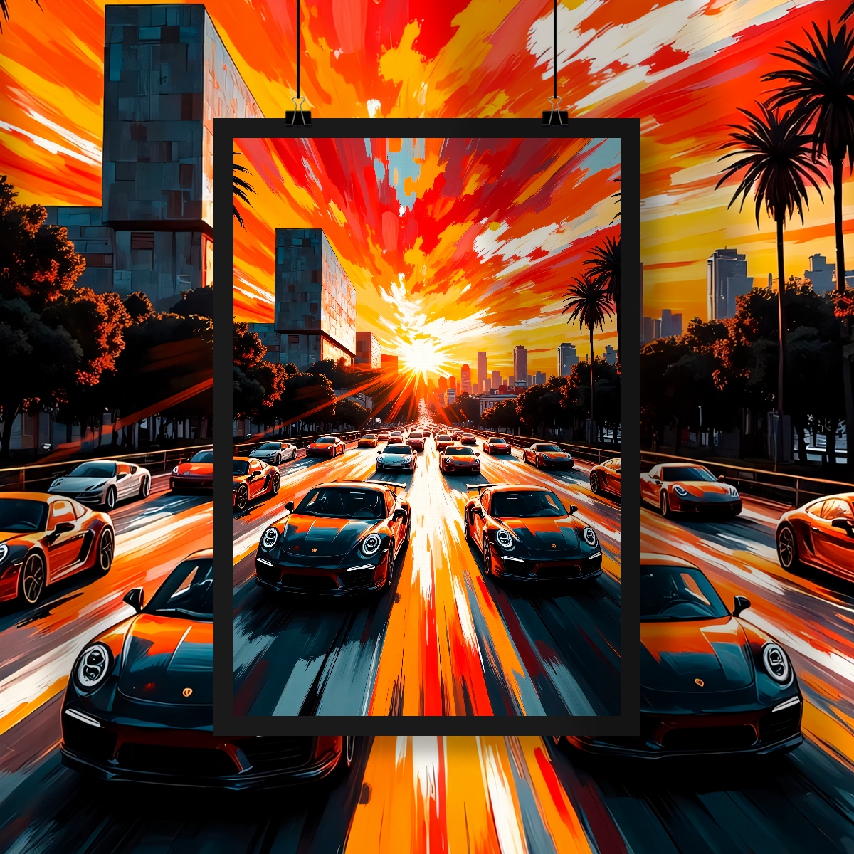 Poster Retrato - Comboio na 23 - STT009