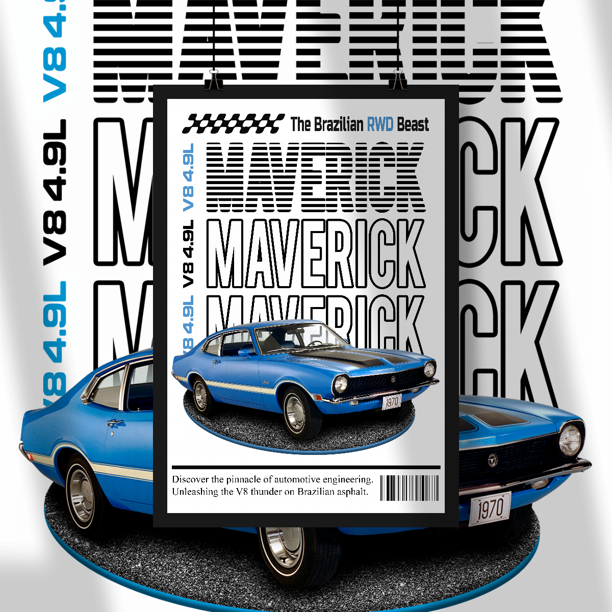 Poster Retrato - Maverick de Revista - STT016