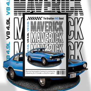 Poster Retrato - Maverick de Revista - STT016