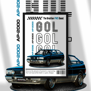 Poster Retrato - Gol de Revista - STT014