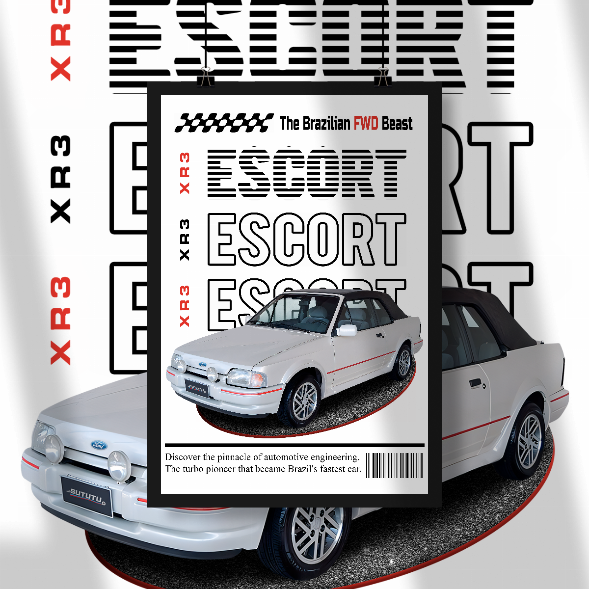 Poster Retrato - Escort de Revista - STT015