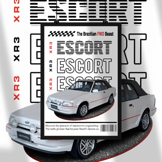 Poster Retrato - Escort de Revista - STT015