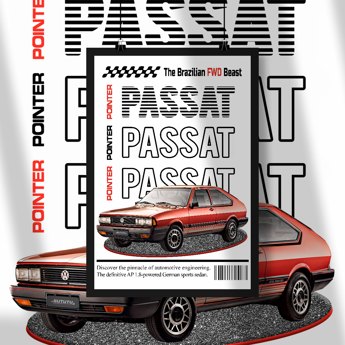 Poster Retrato - Passat de Revista - STT019