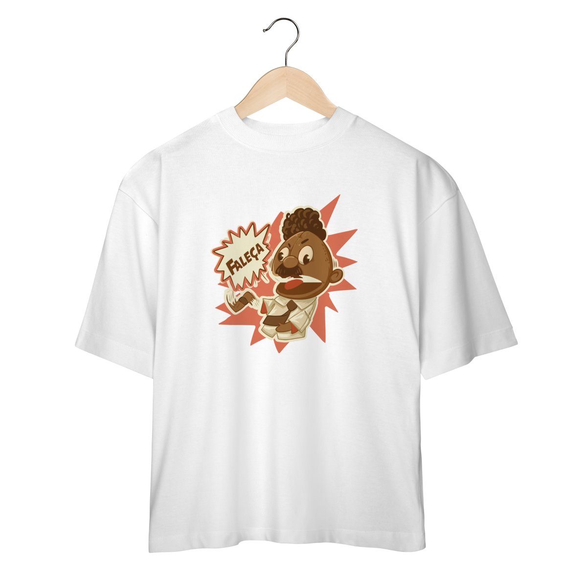 Oversized Faleça Versão 01 Grande Centralizado