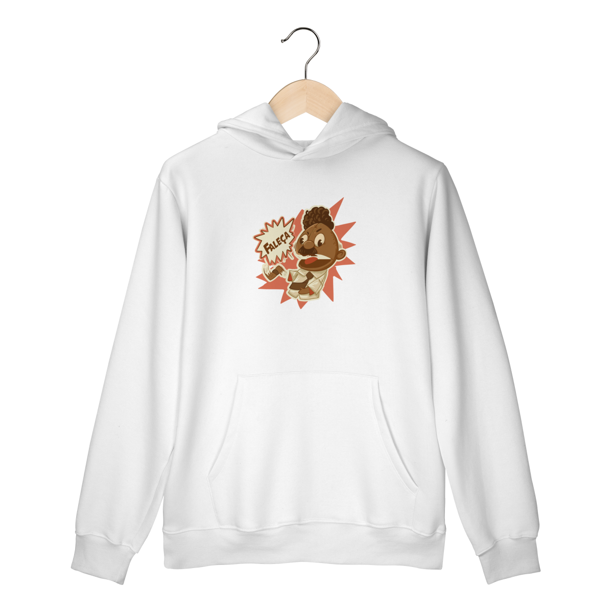 Moletom Canguru Faleça Versão 01 Grande Centralizado