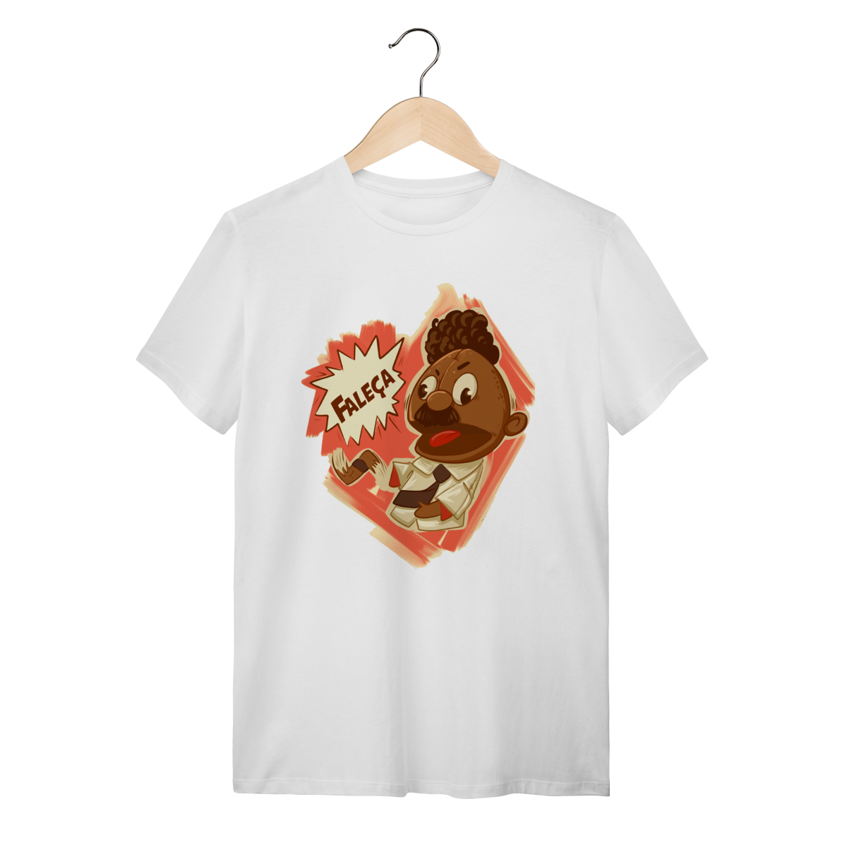 T-Shirt Faleça Versão 02 Grande Centralizado
