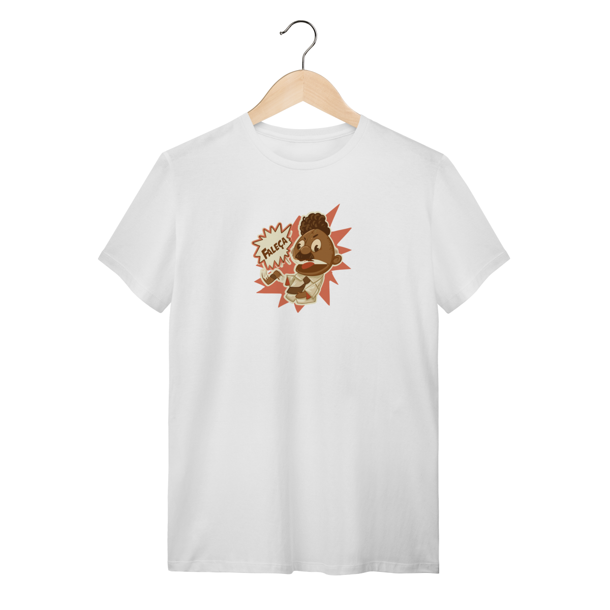 T-Shirt Faleça Versão 01 Pequeno Centralizado