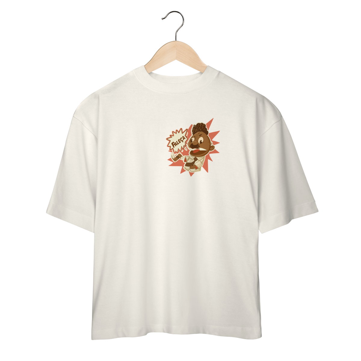 Oversized Faleça Versão 01 Pequeno Lateralizado