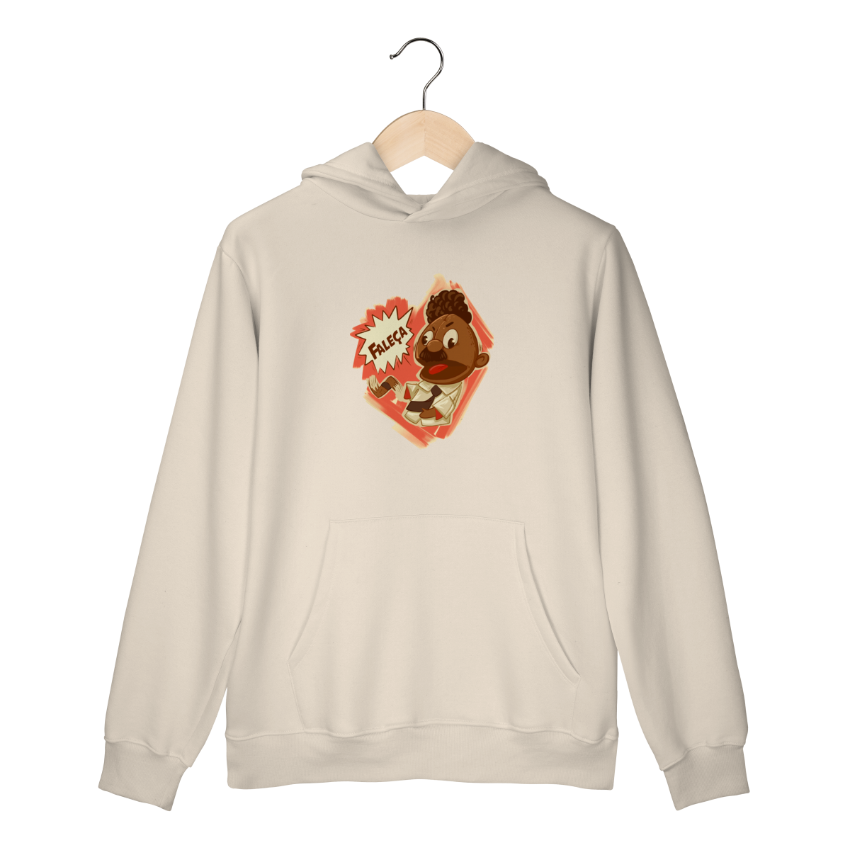 Moletom Canguru Faleça Versão 02 Grande Centralizado