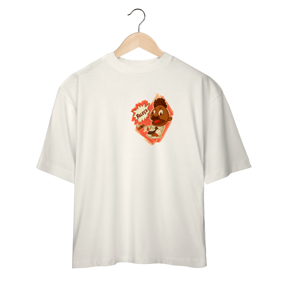 Oversized Faleça Versão 02 Pequeno Lateralizado