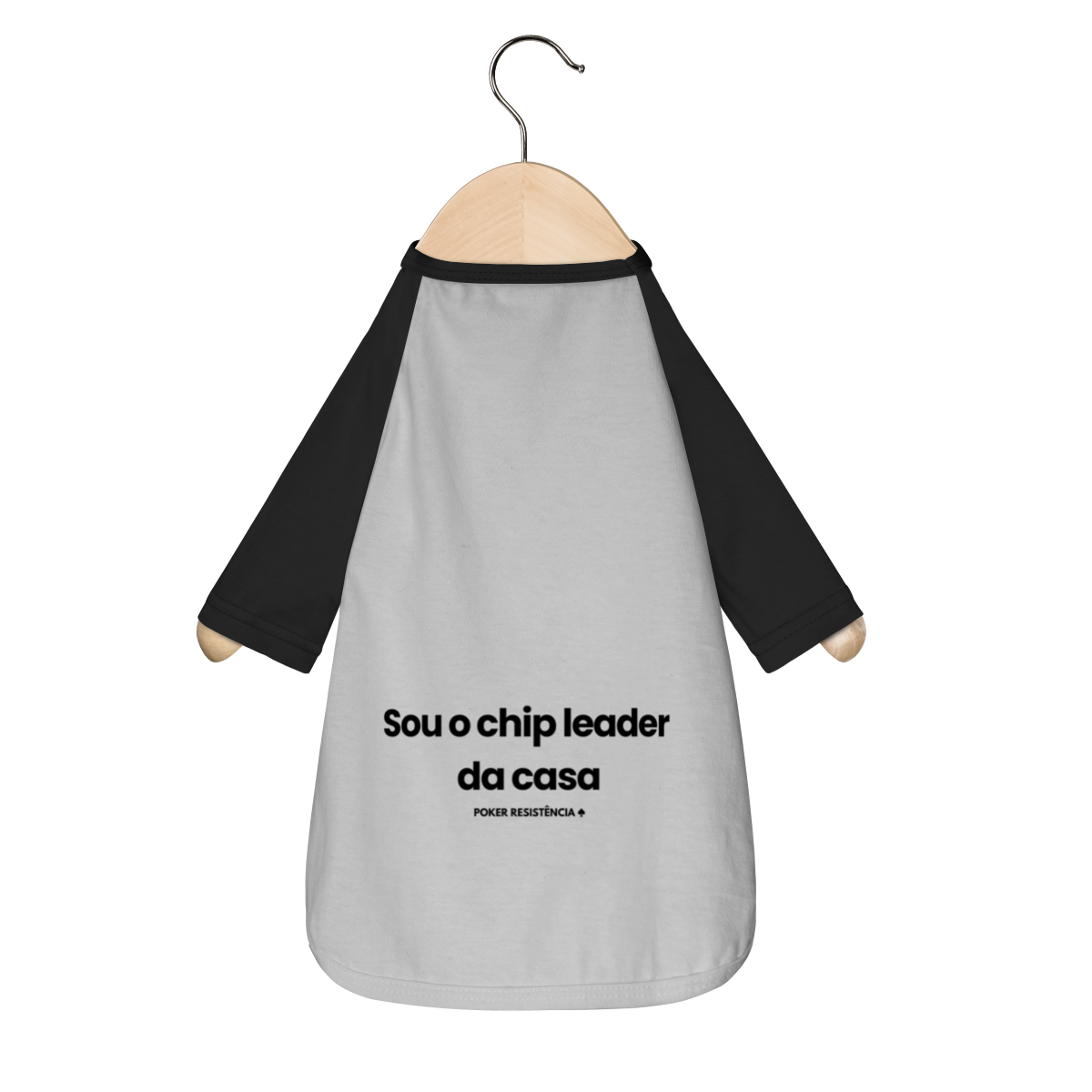 Camiseta Pet – “Sou o Chip Leader da Casa” 