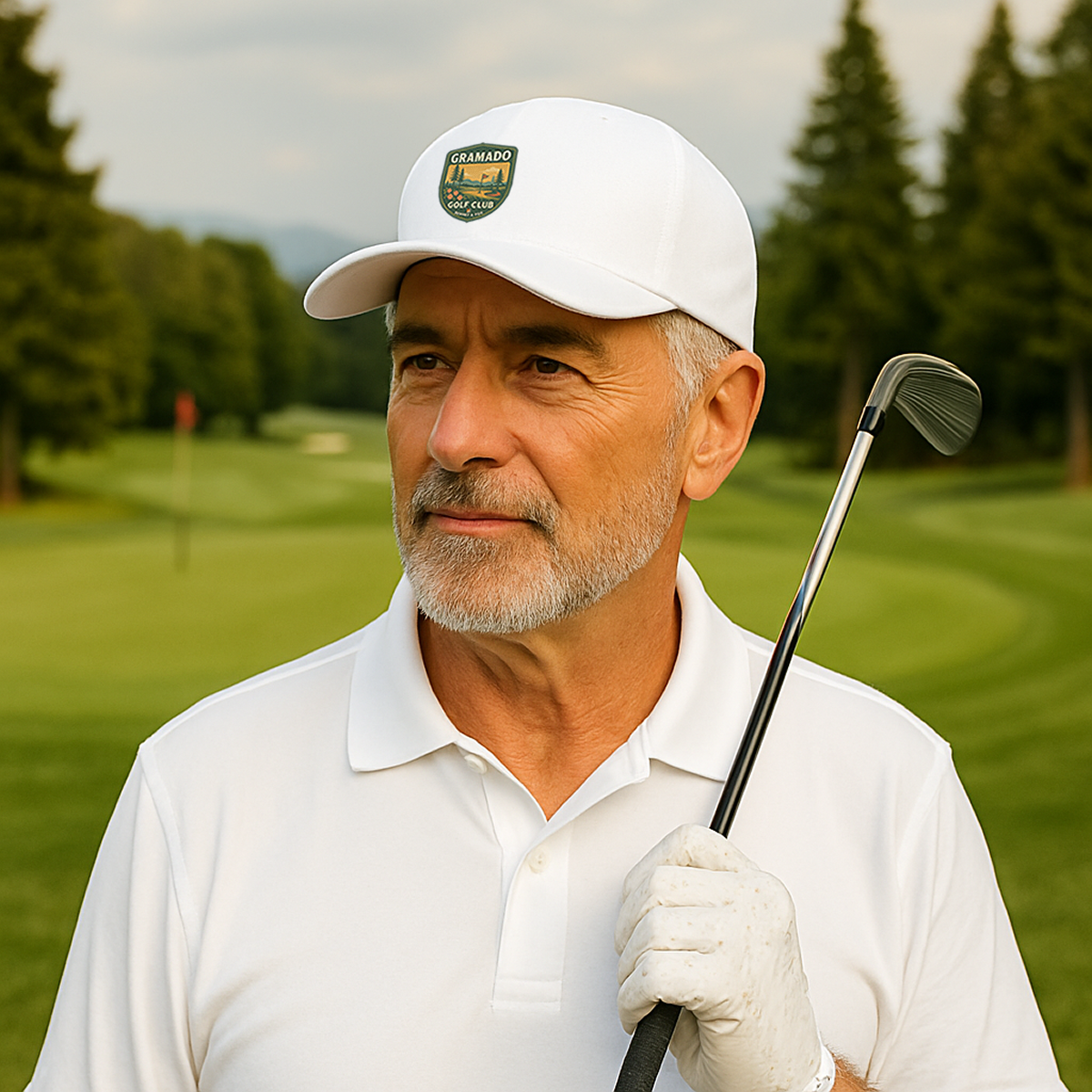 Boné Unissex Golf Club Gramado | Sarja Premium Estilo Clássico
