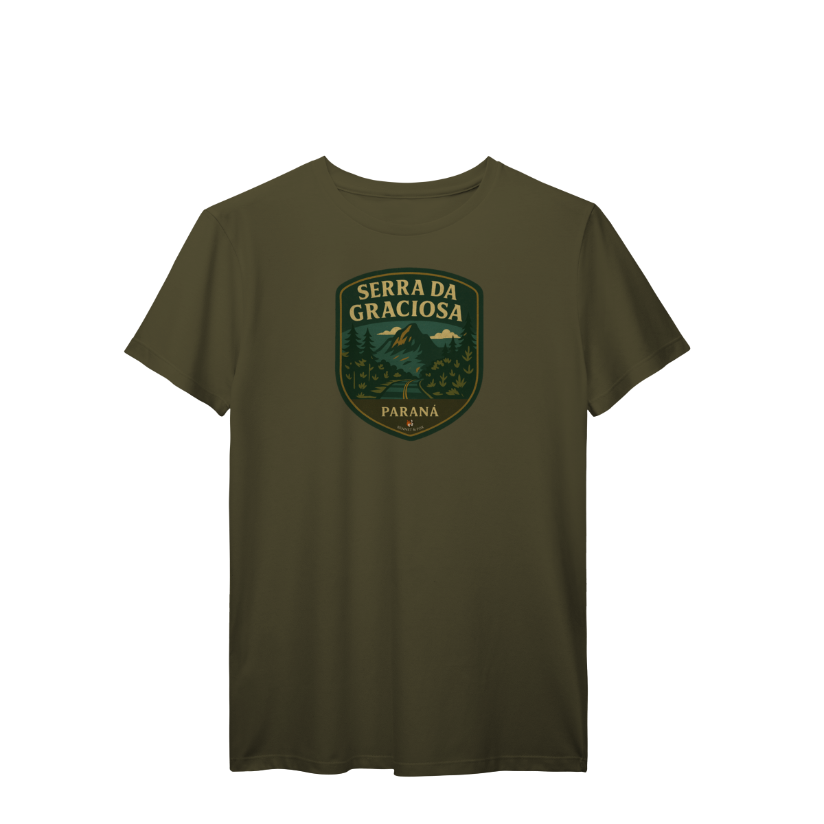 Camiseta Masculina Serra da Graciosa Prime | Estrada Cênica Vintage