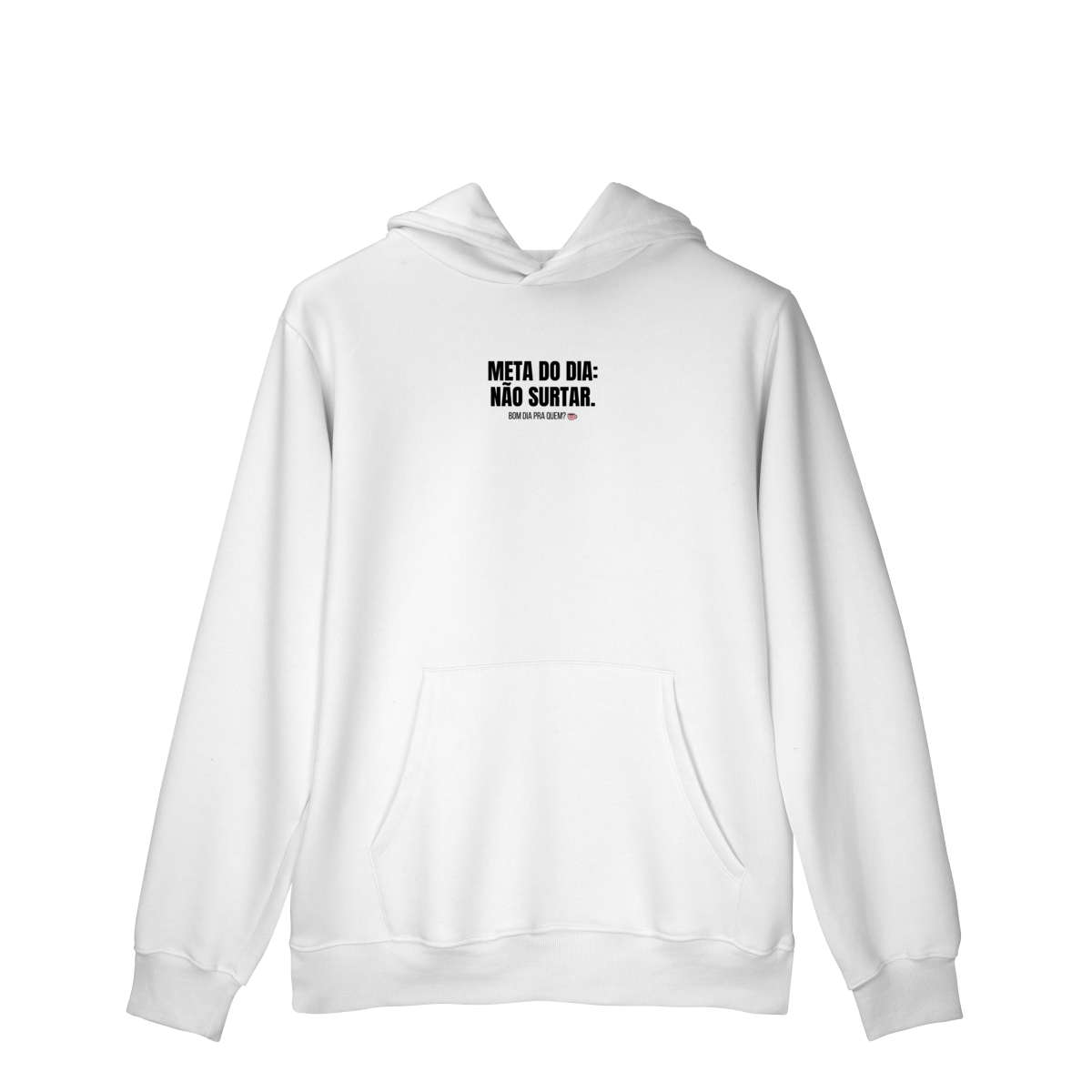 moletom canguru || meta do dia