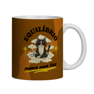 Caneca Equilíbrio Gato