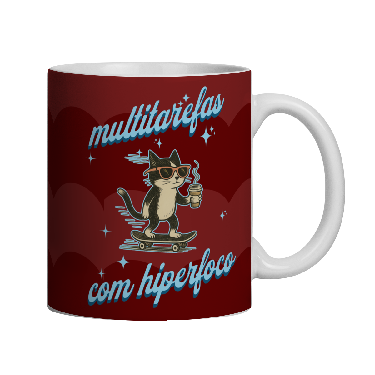 Caneca Mulritarefas Gato