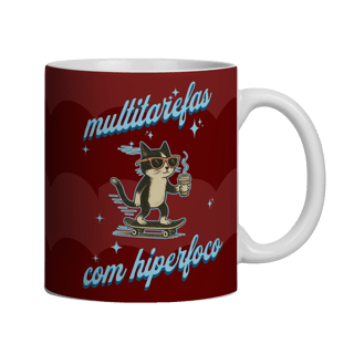 Caneca Mulritarefas Gato