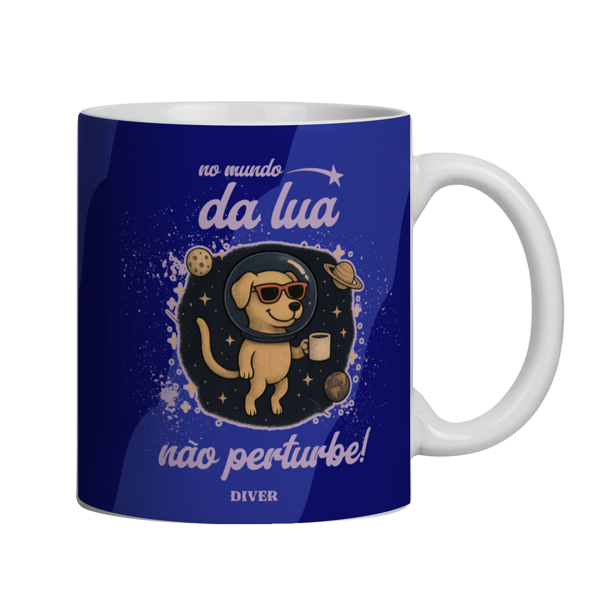 Caneca Mundo da Lua Cachorro