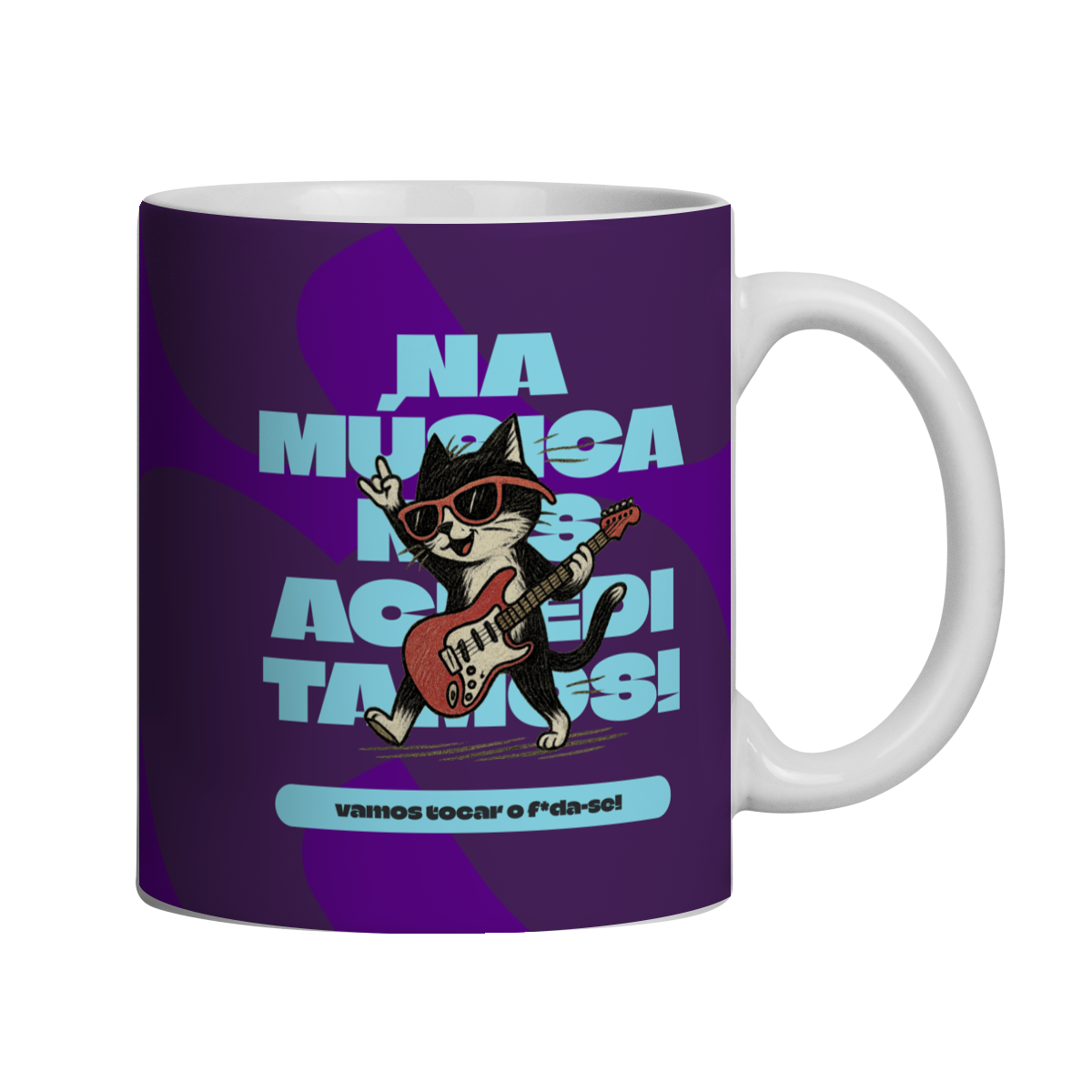Caneca Música Gato