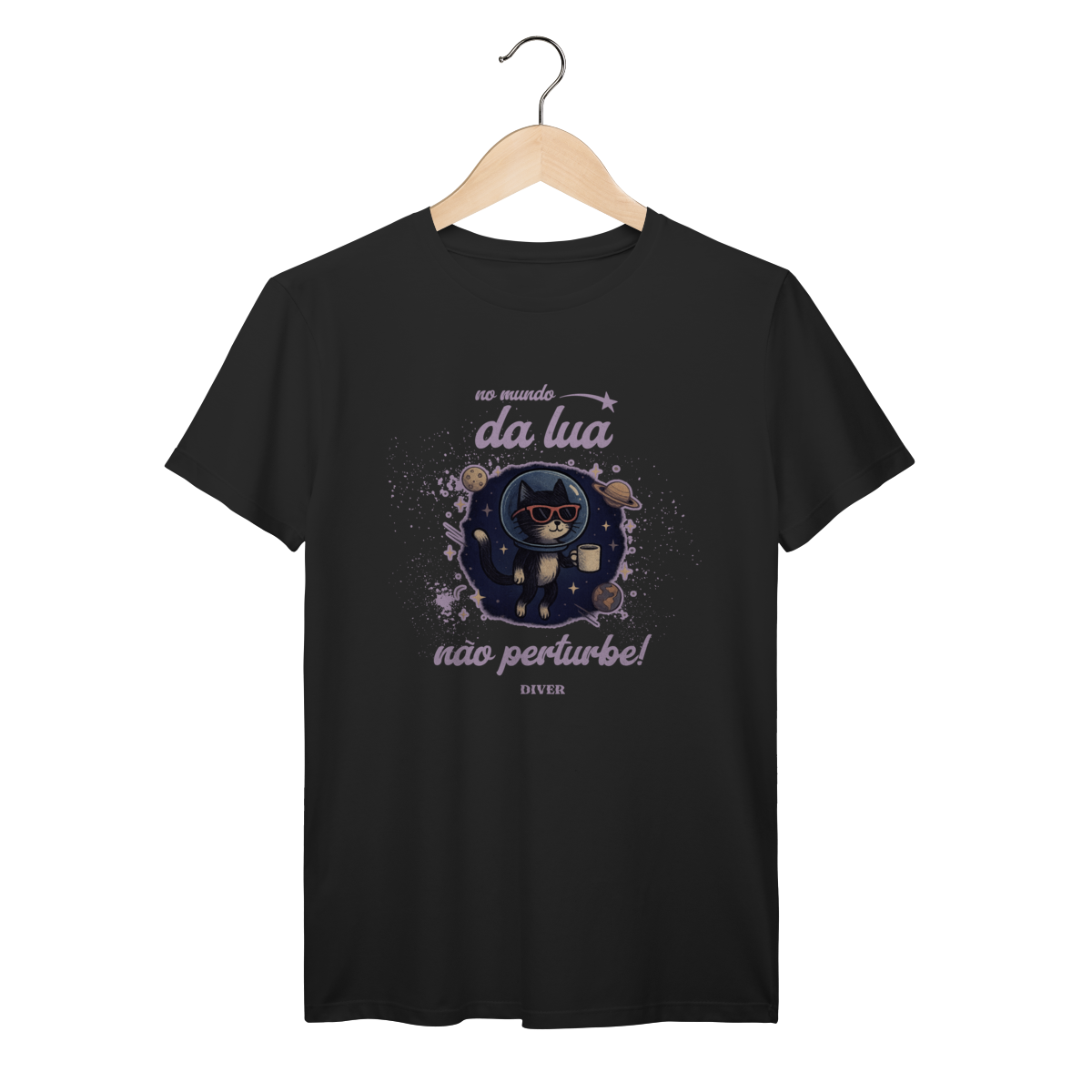 Tshirt Mundo da Lua Gato