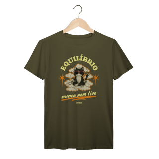 Tshirt Equilíbrio Gato