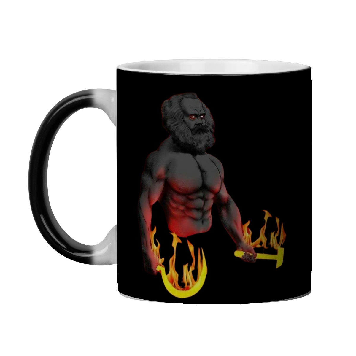 Caneca Mágica - Marx on Fire!