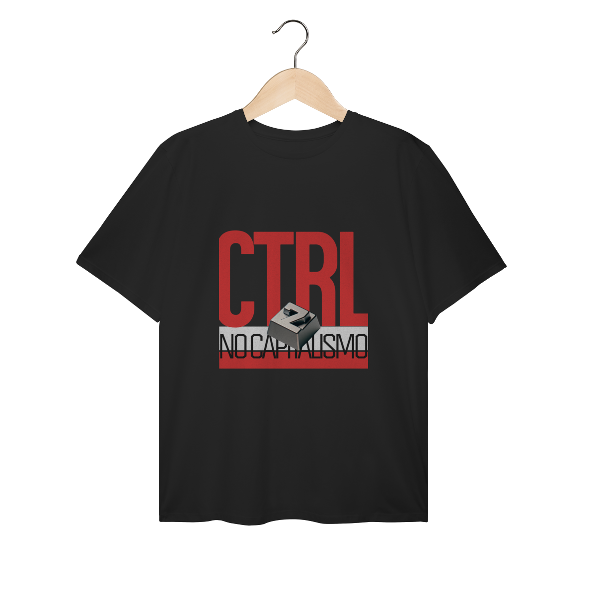 Plus Size - CTRL+Z no Capitalismo (Vermelho)