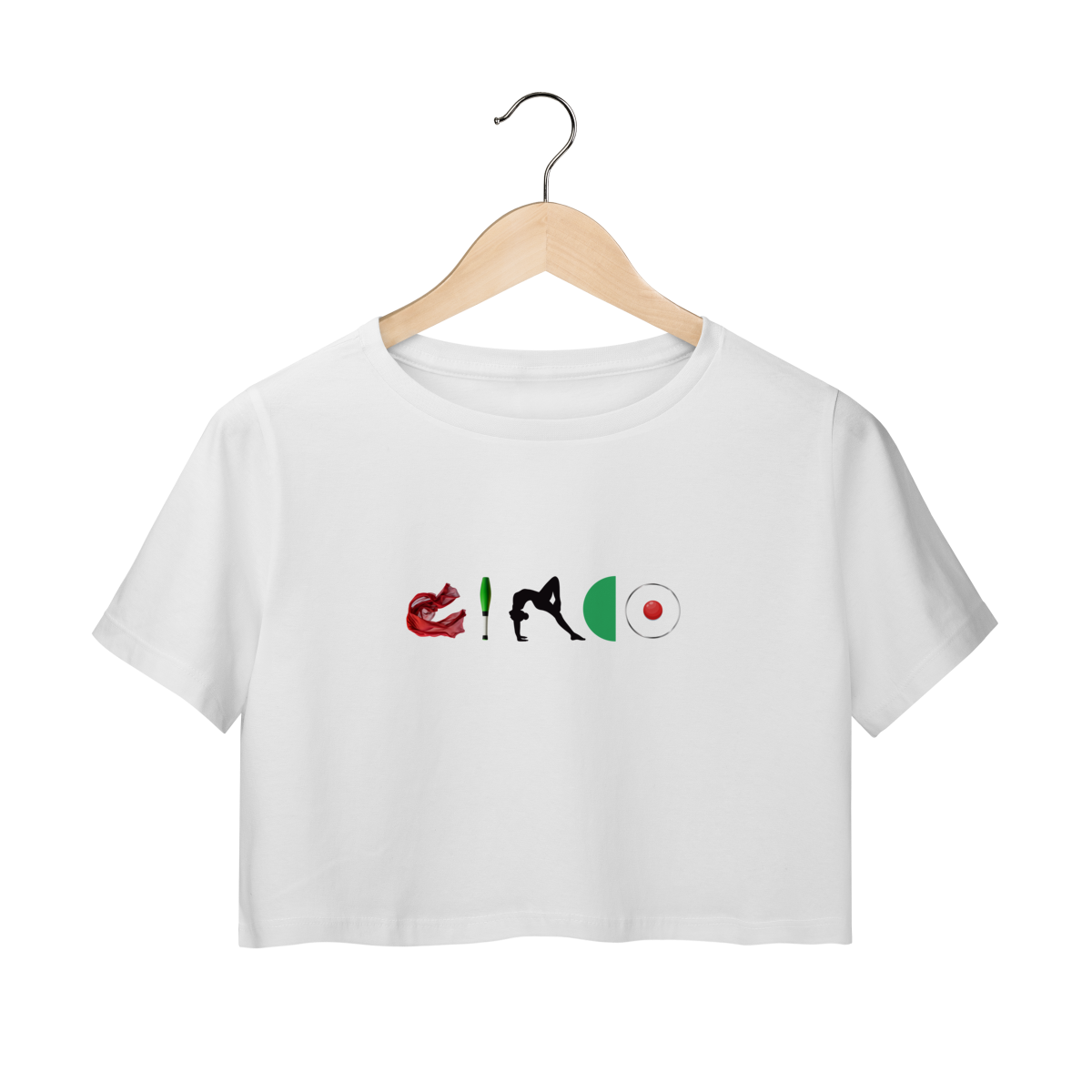 Camisa Cropped Circo - Instituto Cultural Circolar