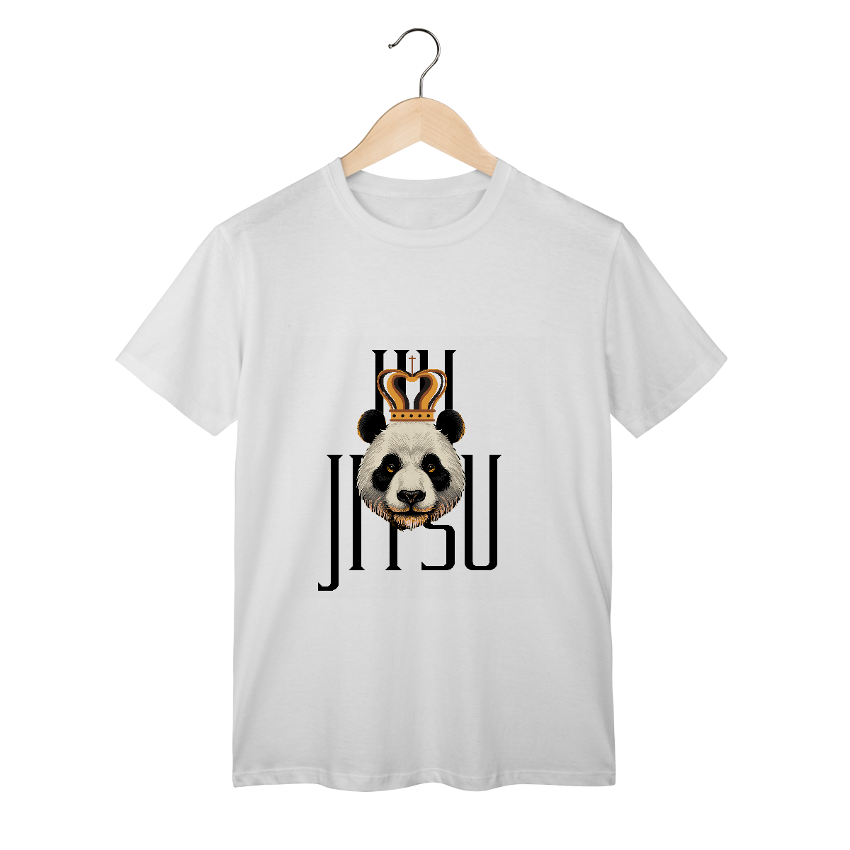 Nome do produto: Camisa T-Shirt Classic Branca Panda Bjj Co.