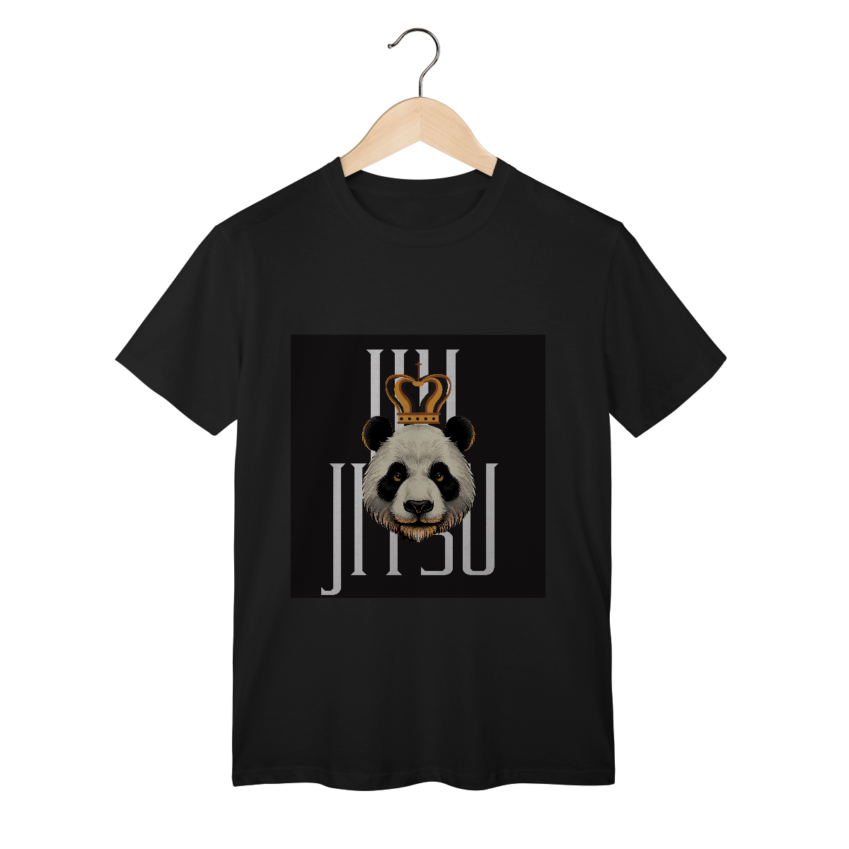 Nome do produto: Camisa T-Shirt Classic Preta Panda Bjj Co.