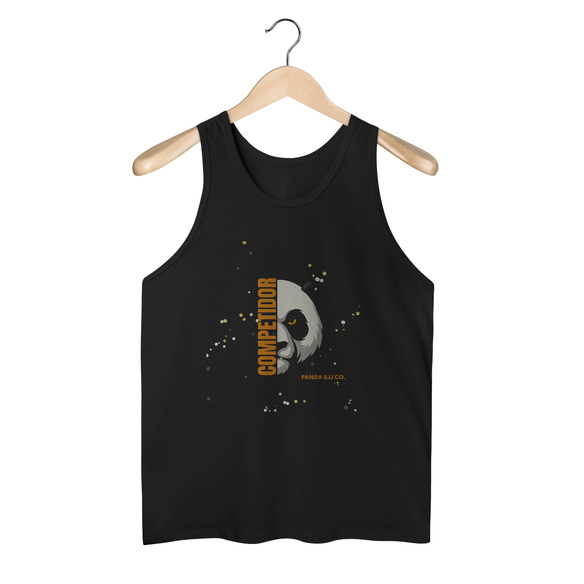 Nome do produto: Regata Masculina Quality Competidor Panda Bjj Co.