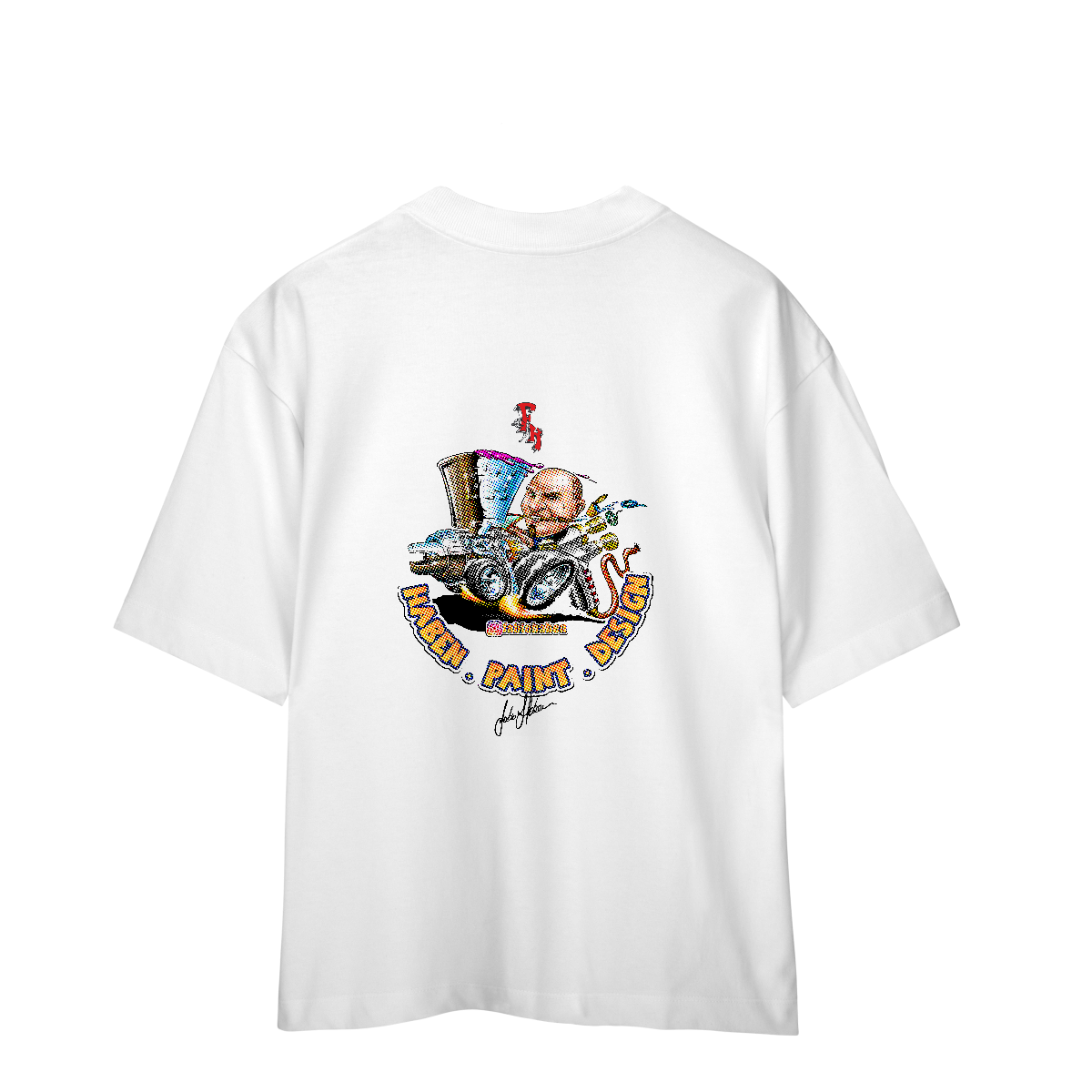 Camiseta Oversized - pinstriping 