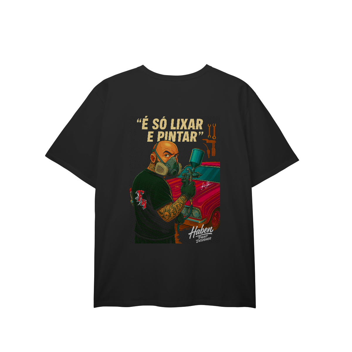 T-Shirt Plus Size - É só lixar e pintar!