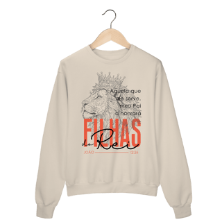 Moletom fechado Filhas do Rei