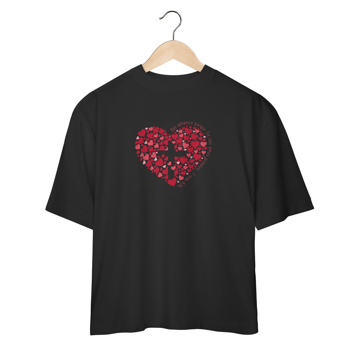 Camiseta Oversized Novo Coração