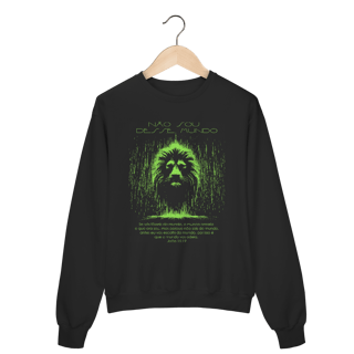 Moletom Fechado Não Sou Desse Mundo