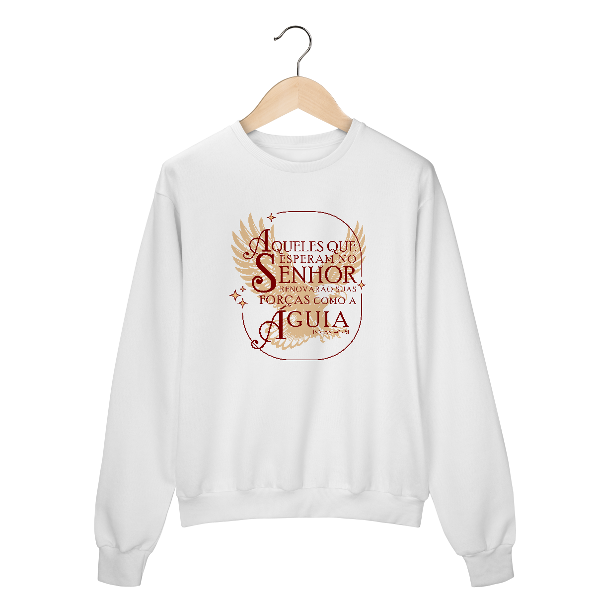 Moletom Fechado Isaias 40:31