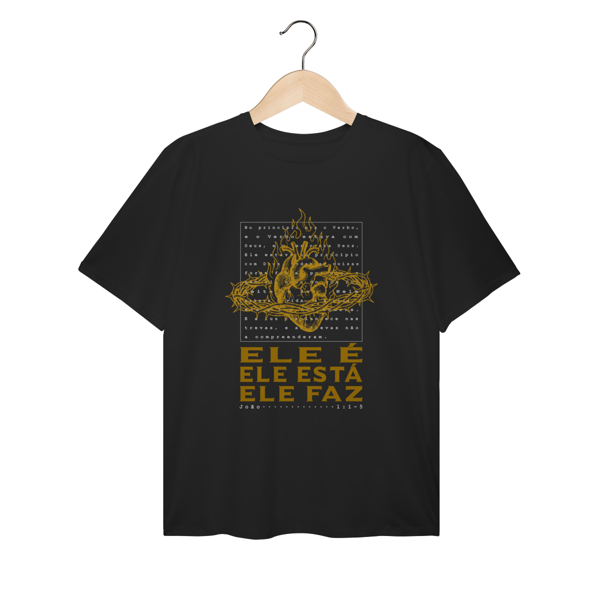 Nome do produto: Camiseta Plus Size - ELE É