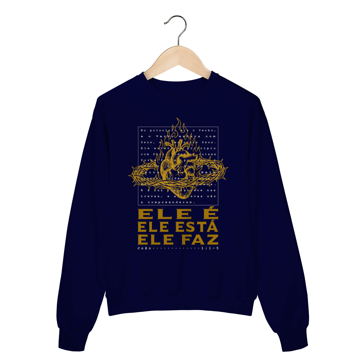 Nome do produto: Moletom Fechado - ELE É