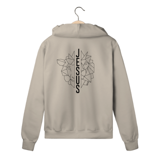 Moletom com Zíper Cordeiro e Leão