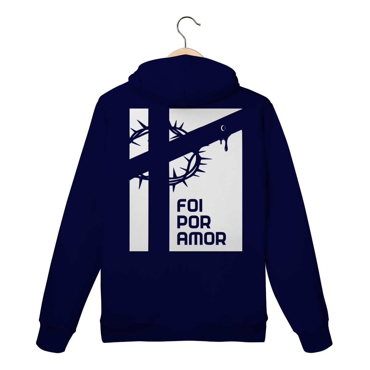 Nome do produto: Moletom Canguru - Foi por Amor