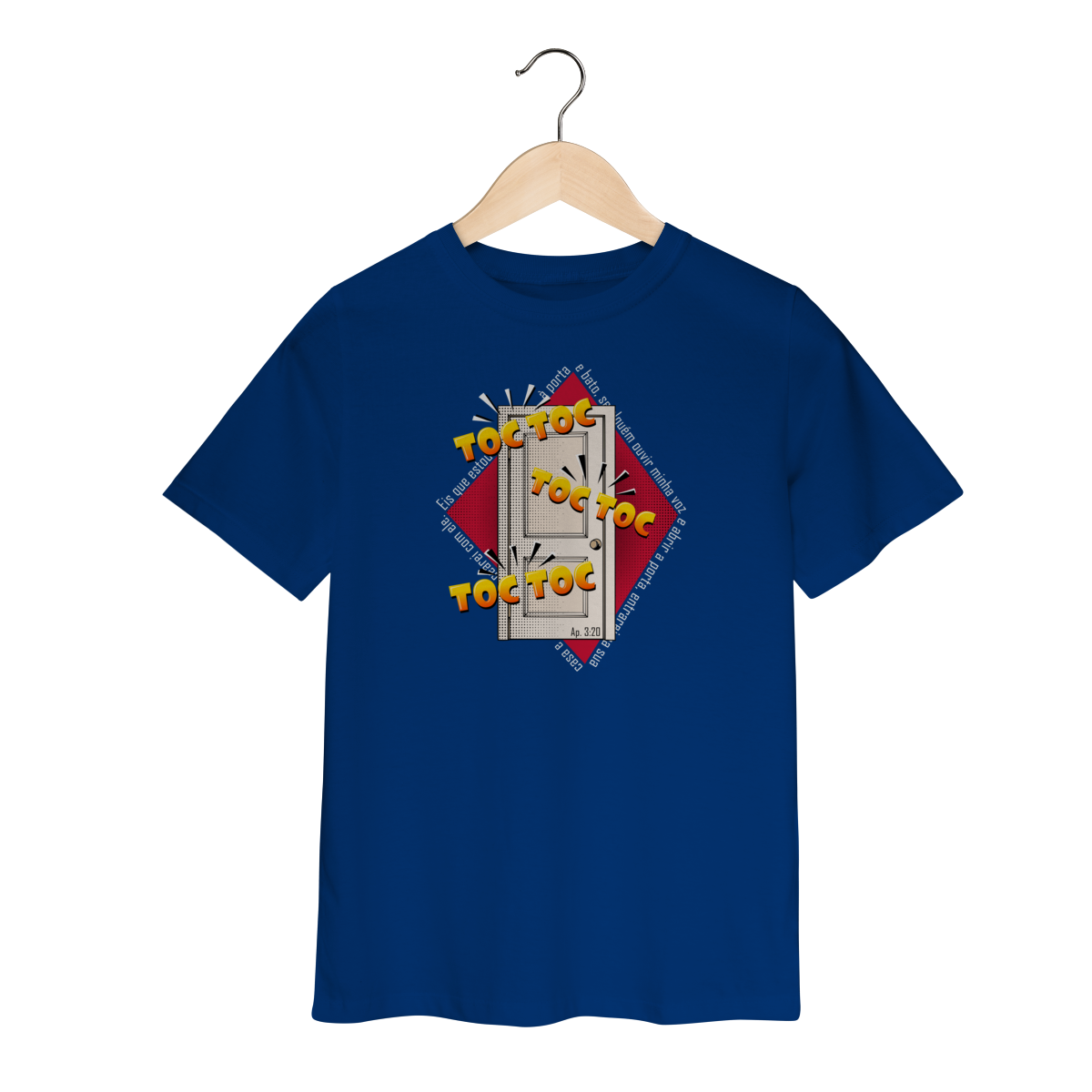 Camiseta Infantil Quality - Estou à Porta