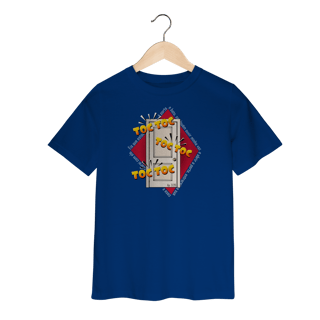 Camiseta Infantil Quality - Estou à Porta