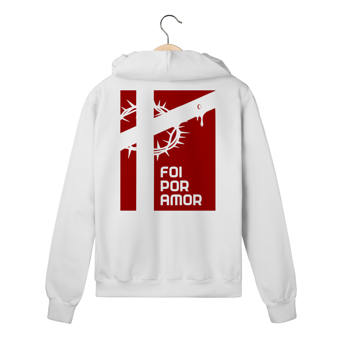 Moletom com zíper - Foi por Amor